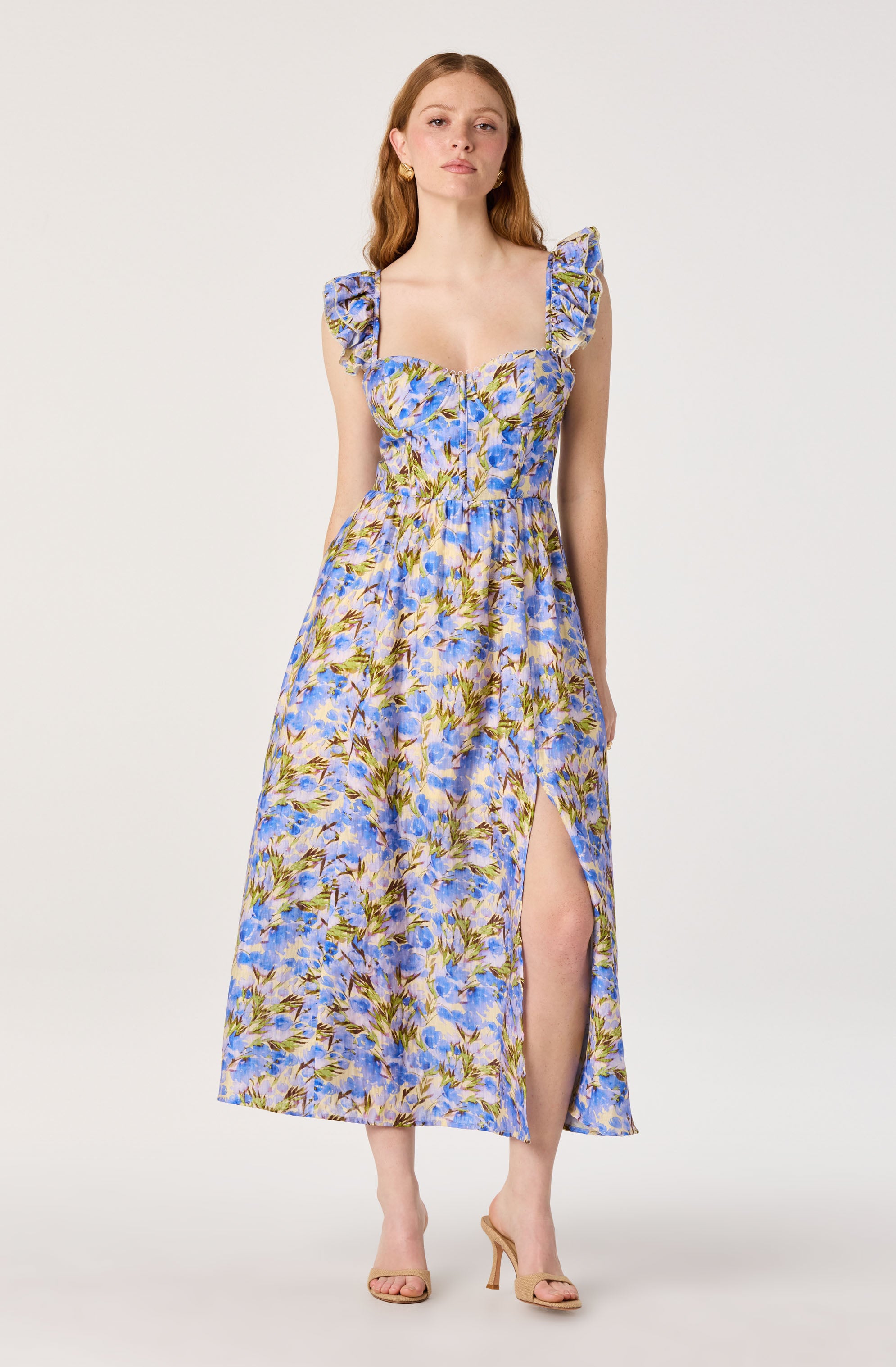 Wedelia Print Midi Dress