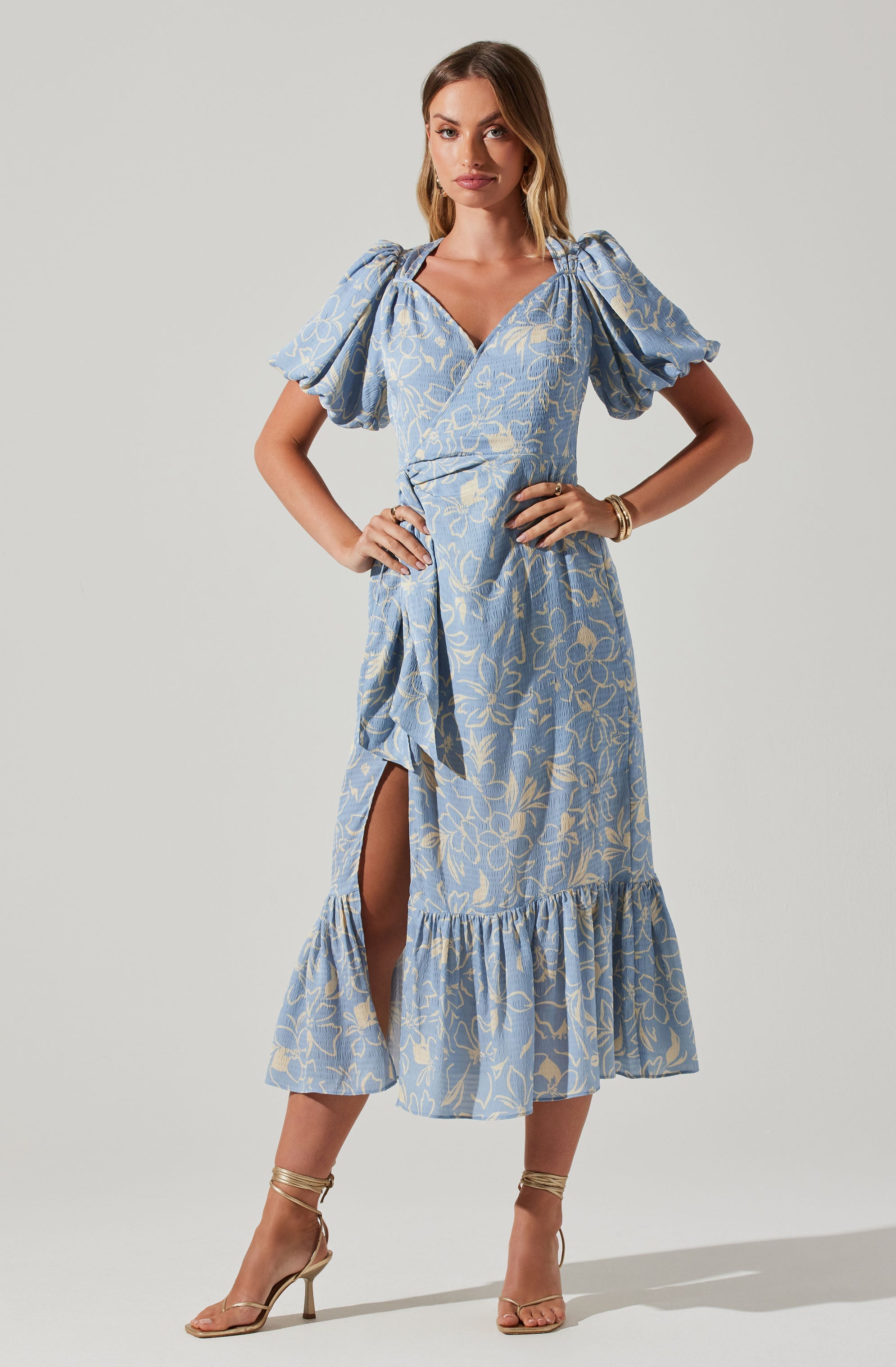 Modena Floral Midi Dress– ASTR the Label