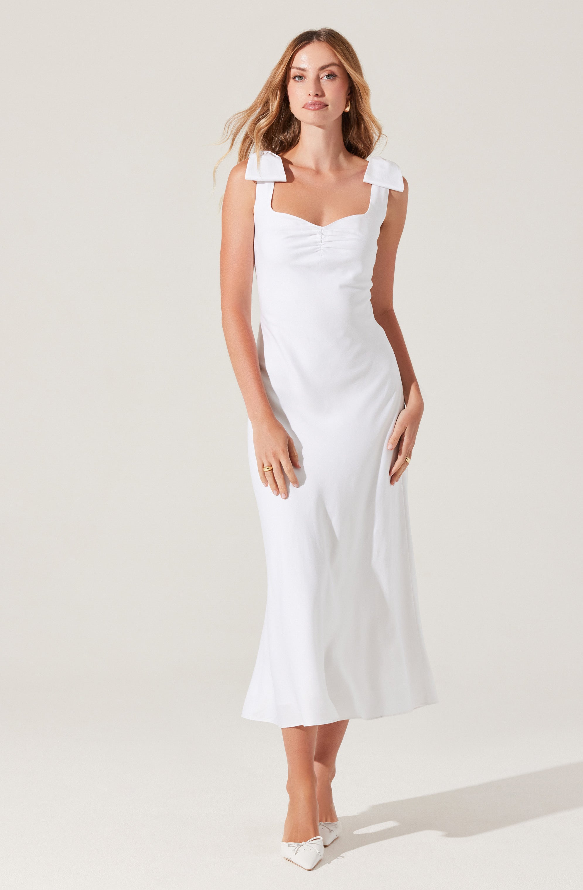 Kateleya Bow Detail Midi Dress Kateleya Bow Detail Midi Dress