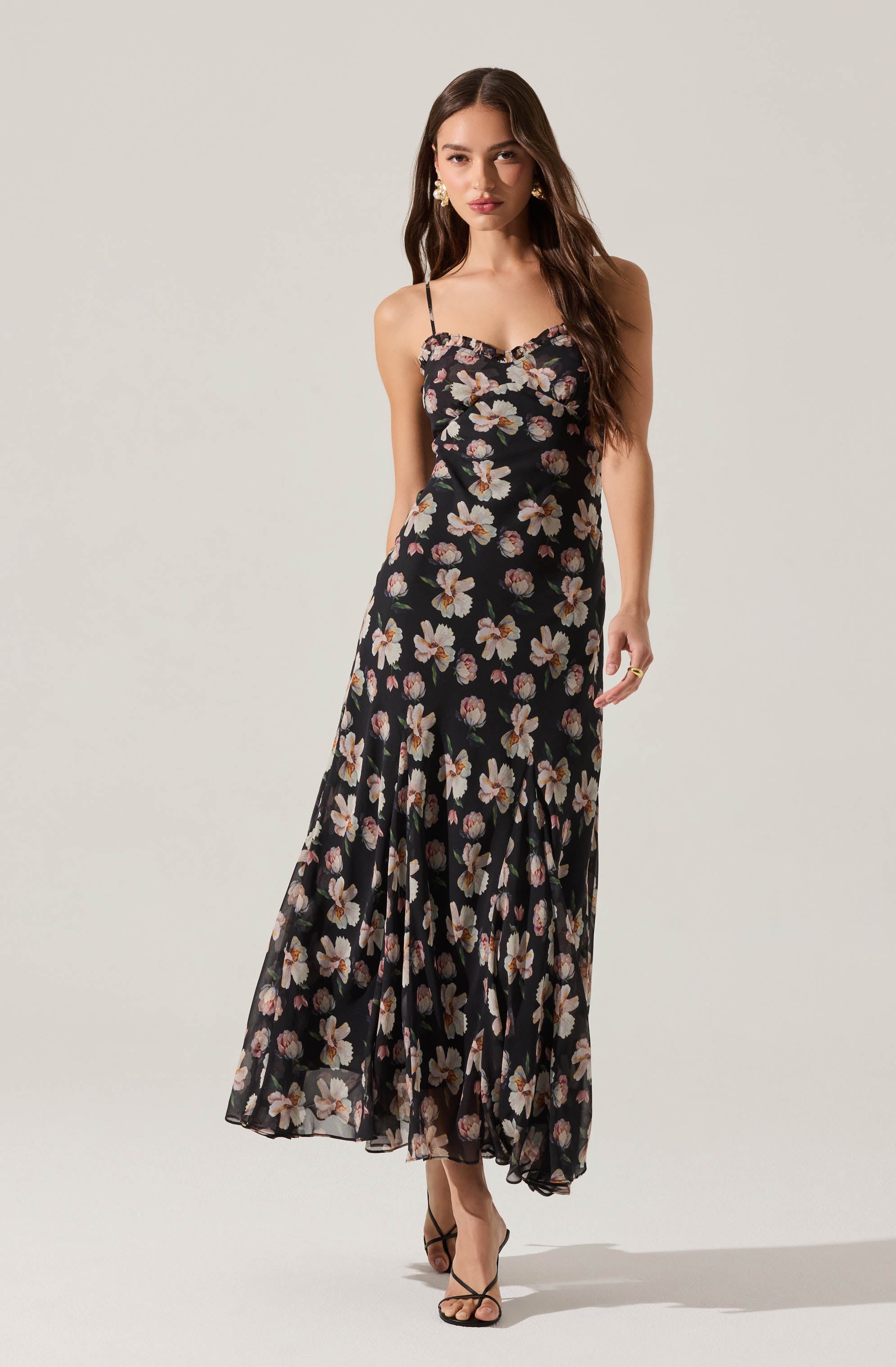 Maeryn Sweetheart Ruffle Maxi Dress - ASTR the Label Maeryn Sweetheart Ruffle Maxi Dress - ASTR the Label
