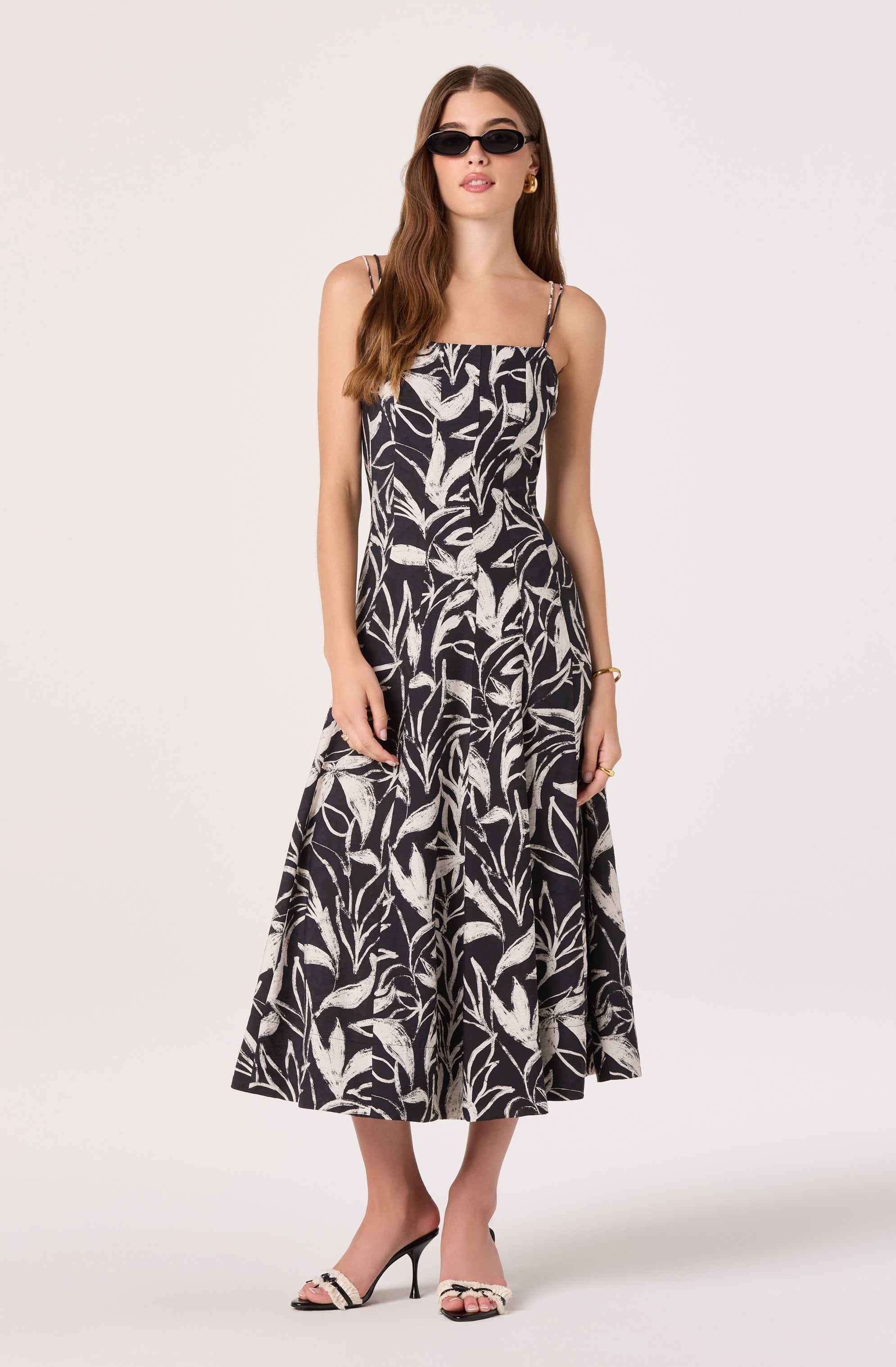 yellow chiffon dress Yellow Chiffon A Line Gown With 3D Flower Straps