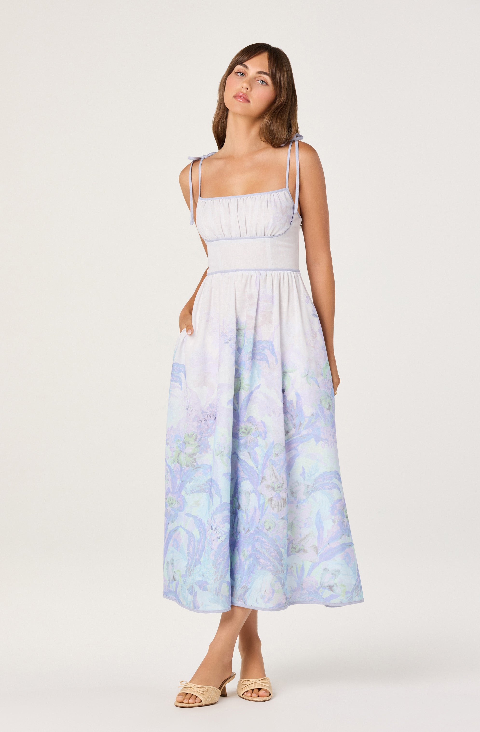 Dayana Floral Midi Dress