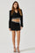 Sticky add to cart - Hazel Rhinestone Trim Mini Skirt