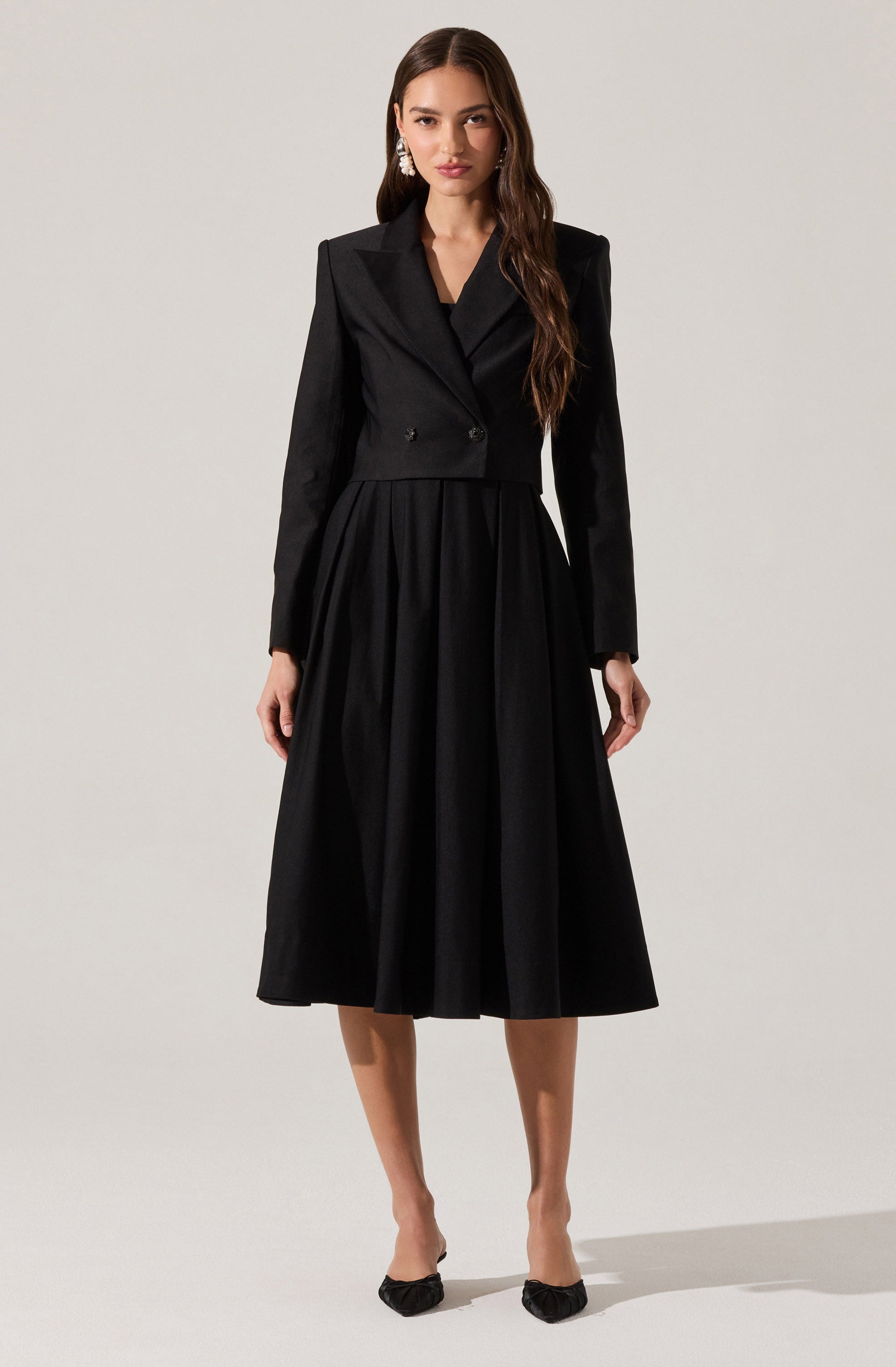 Leotie Cropped Blazer - ASTR the Label