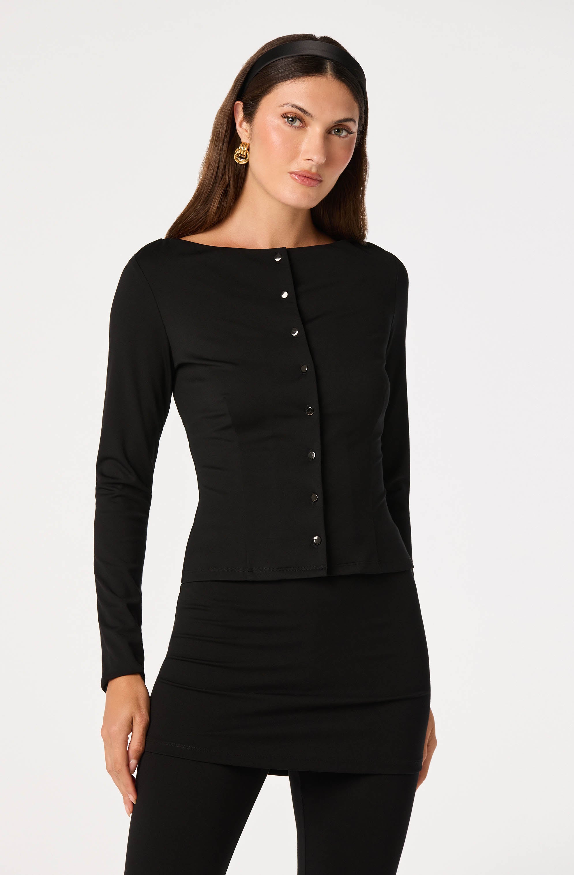 Holly Boat-Neck Knit Top - ASTR the Label