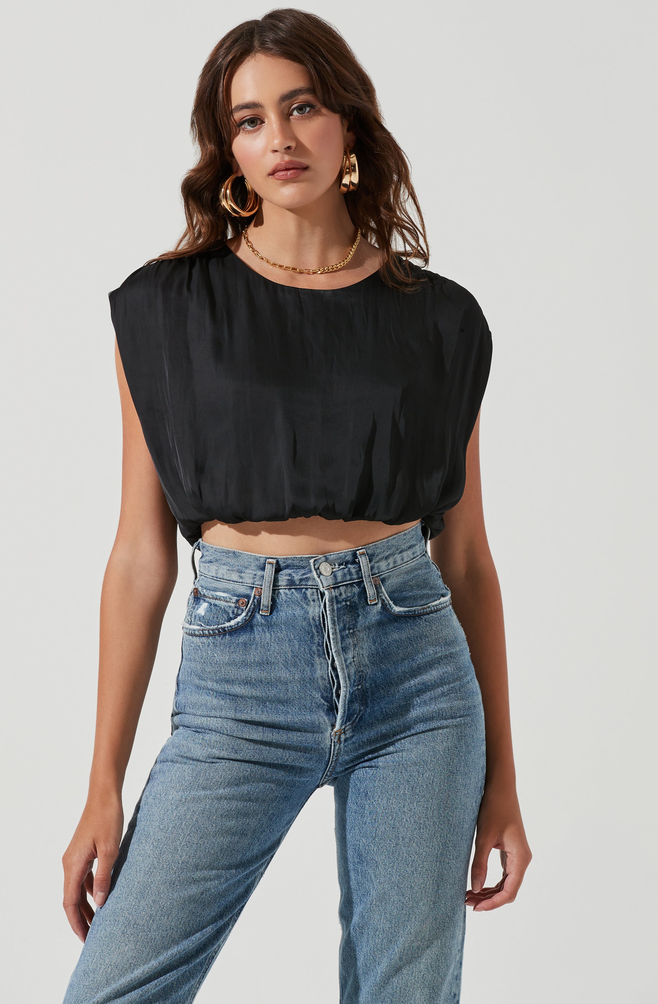 Ribbed Crop Top - Ready-to-Wear 1ABT5A