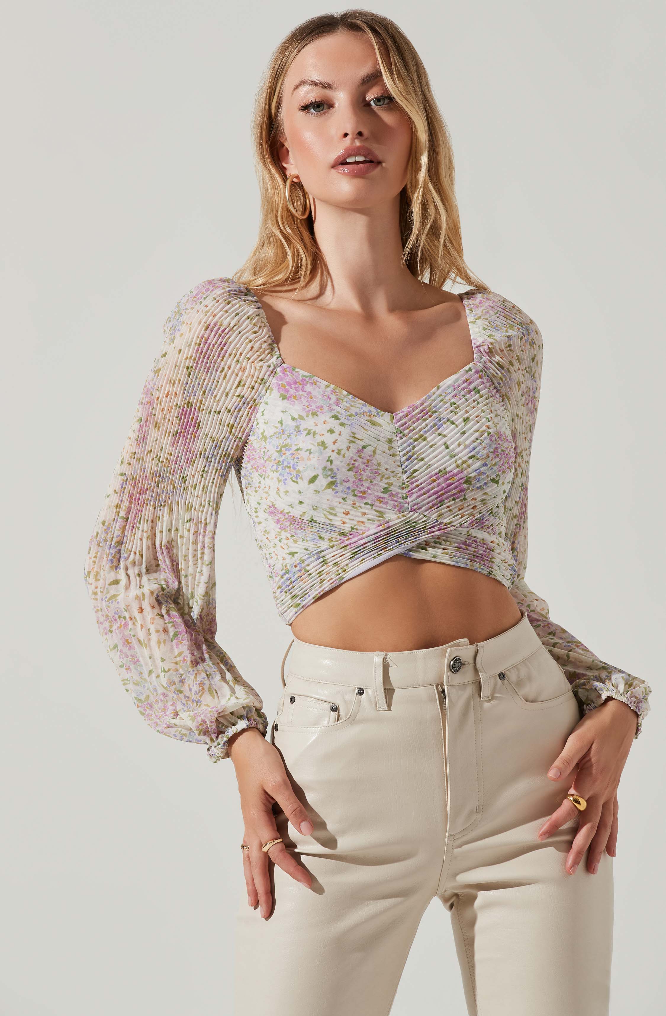 Long Sleeve Crop Top