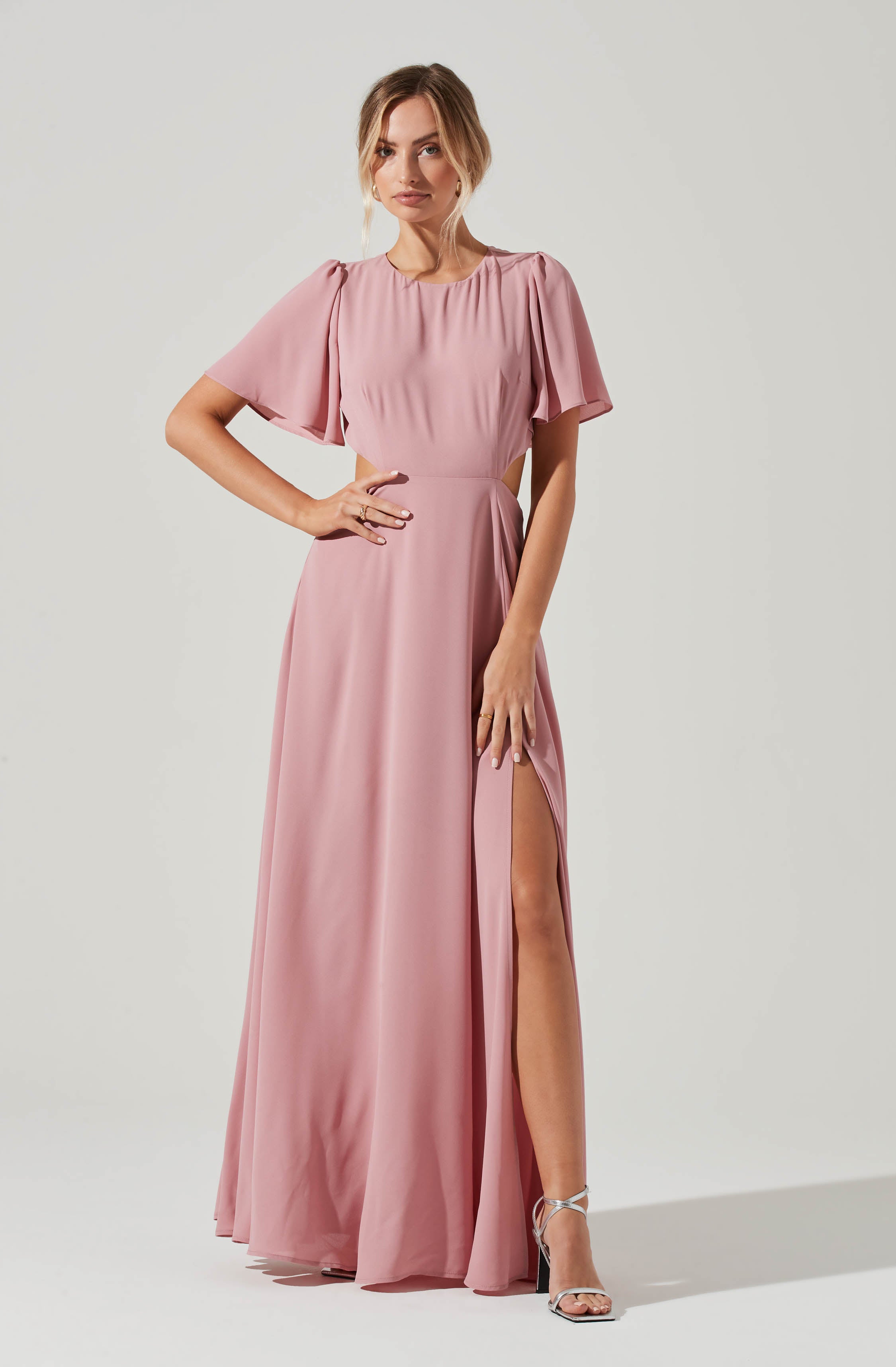 Vintage rose maxi dress discount