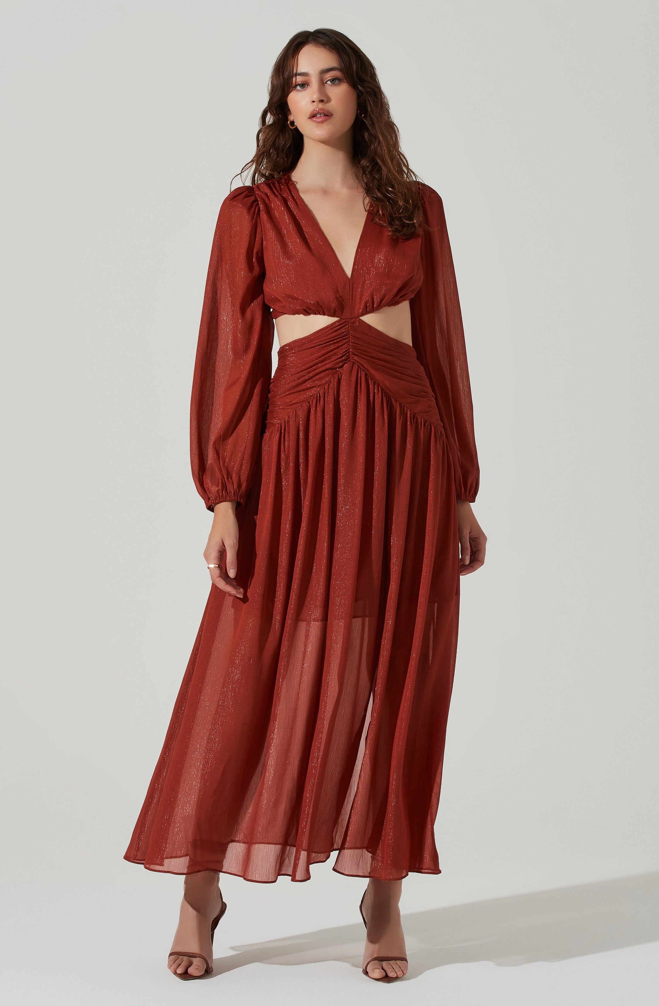 Caslon twist online neck maxi dress