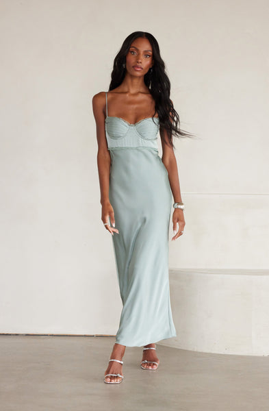 sachin and babi light blue dress Tanya Dress – Dress the Population main image 1