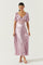 Sticky add to cart - Aurelia Satin V-Neck Midi Dress