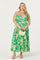 Sticky add to cart - Blythe Floral Plisse Midi Dress