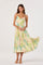 Sticky add to cart - Blythe Floral Plisse Midi Dress