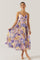 Sticky add to cart - Blythe Floral Plisse Midi Dress