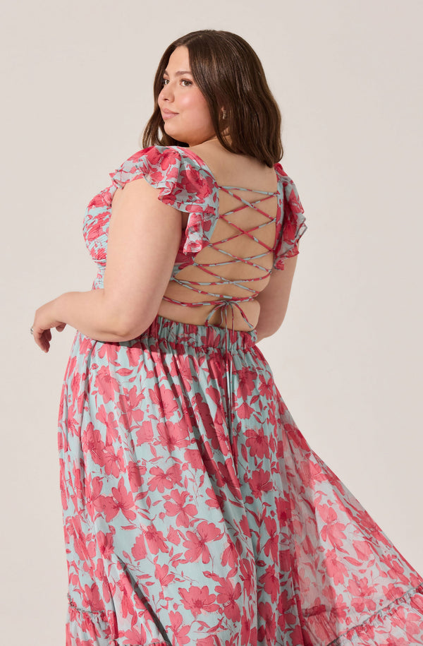 Primrose Floral Strappy Back Maxi Dress - ASTR the Label Primrose Floral Strappy Back Maxi Dress - ASTR the Label