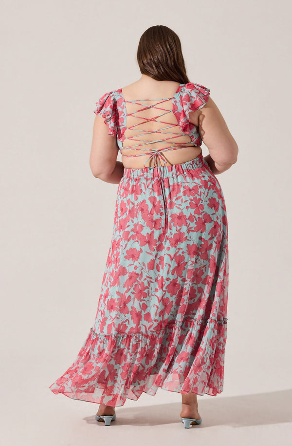 Primrose Floral Strappy Back Maxi Dress - ASTR the Label Primrose Floral Strappy Back Maxi Dress - ASTR the Label