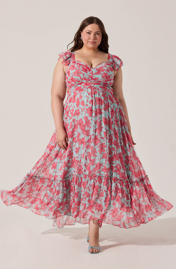Primrose Floral Strappy Back Maxi Dress - ASTR the Label Primrose Floral Strappy Back Maxi Dress - ASTR the Label