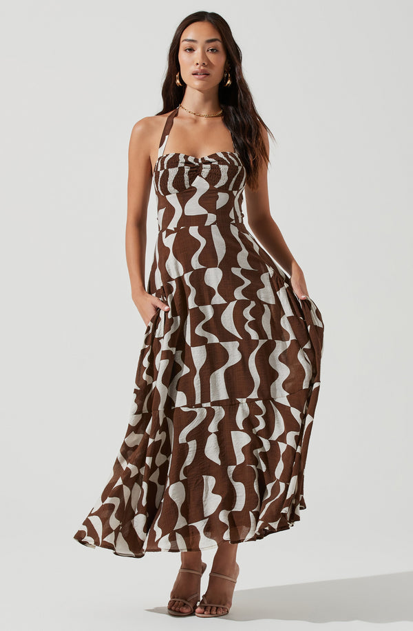 Mariella Halter Maxi Dress - ASTR the Label Mariella Halter Maxi Dress - ASTR the Label