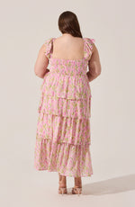 Midsummer Floral Tiered Maxi Dress - ASTR the Label