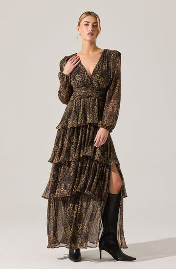 Anora Floral Tiered Maxi Dress
