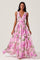 Sticky add to cart - Noya Floral Cutout Maxi Dress