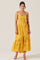 Sticky add to cart - Yamila Eyelet Corset Midi Dress