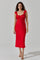 Sticky add to cart - Enola Satin Smocked Midi Dress