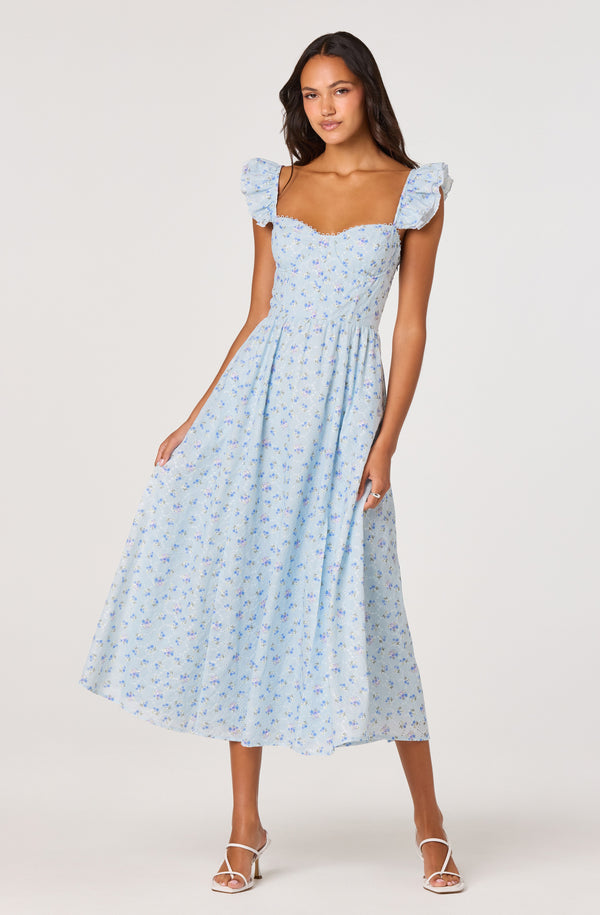ASTR the Label Wedelia Dress in Baby Blue - size S ASTR the Label Wedelia Dress in Baby Blue - size S