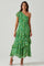 Victoriana One Shoulder Floral Midi Dress