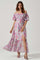 Valora Off Shoulder Floral Maxi Dress