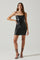 Carmen Strapless Faux Leather Mini Dress