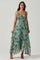 Loralee Pleated Floral Maxi Dress