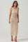Aitana Knit Open Back Midi Dress