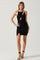 Caitriona Asymmetrical Cutout Mini Dress