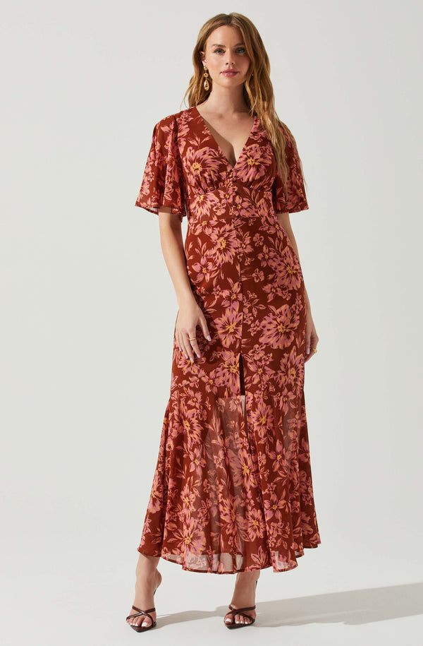 Kenzie Floral Maxi Dress - ASTR the Label