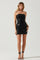 Paulette Metallic Tube Mini Dress