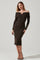 Lillian Off Shoulder Long Sleeve Midi Sweater Dress