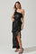 Sticky add to cart - Andrea One Shoulder Floral Maxi Dress