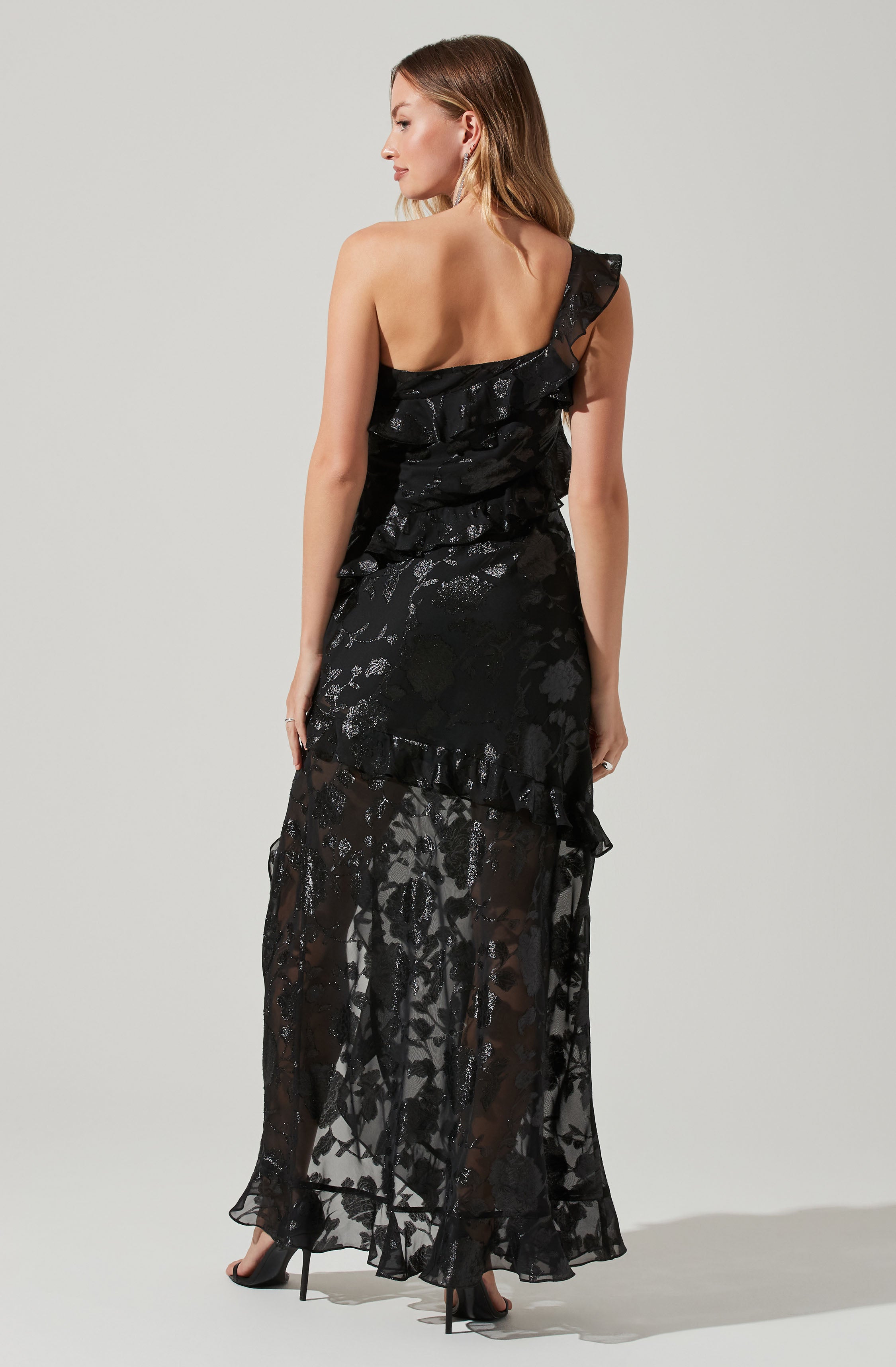 Andrea One Shoulder Floral Maxi Dress - ASTR the Label