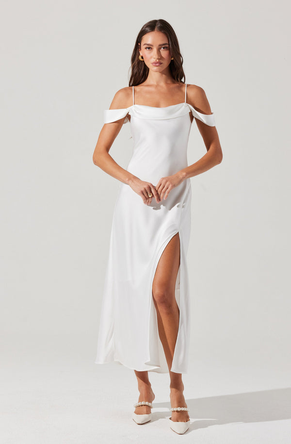 Kitura Cold Shoulder Maxi Dress - ASTR the Label