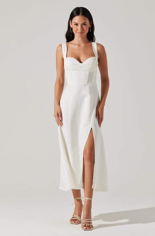 Estella Corset Midi Dress - ASTR the Label Estella Corset Midi Dress - ASTR the Label