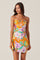 Sticky add to cart - Cerinthe Satin Floral Mini Dress