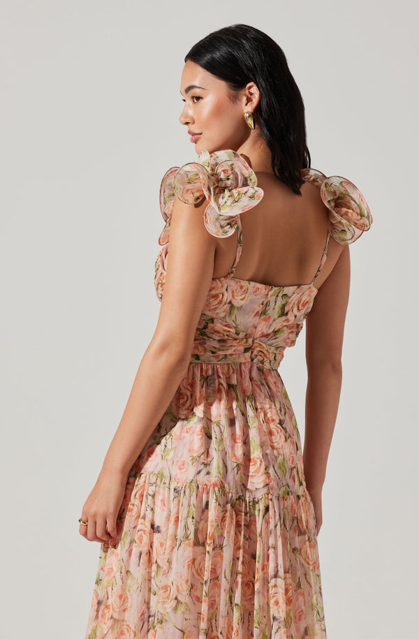 Fritillaria Floral Maxi Dress - ASTR the Label