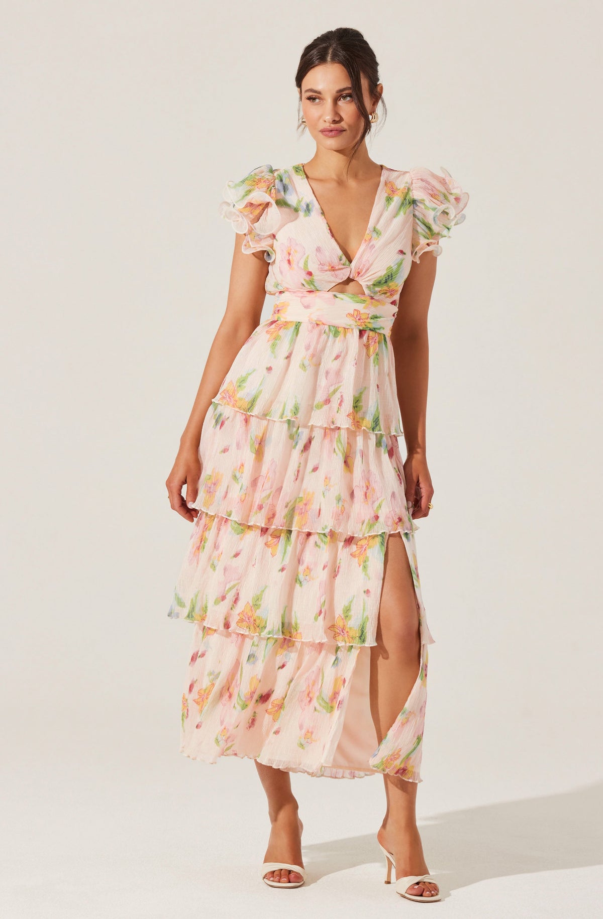 Emporia Floral Tiered Maxi Dress