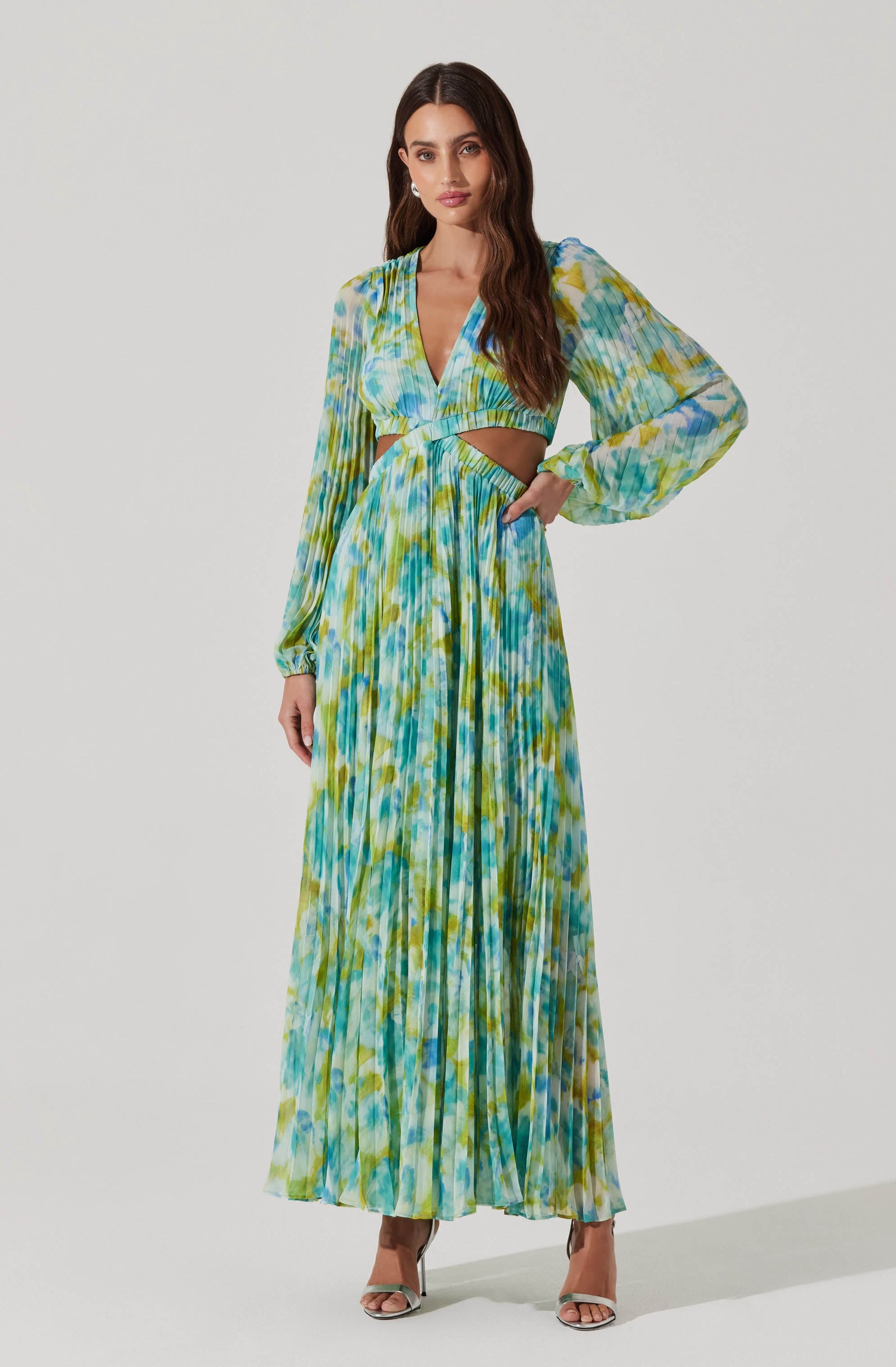 Revery Floral Long Sleeve Maxi Dress - ASTR the Label Revery Floral Long Sleeve Maxi Dress - ASTR the Label