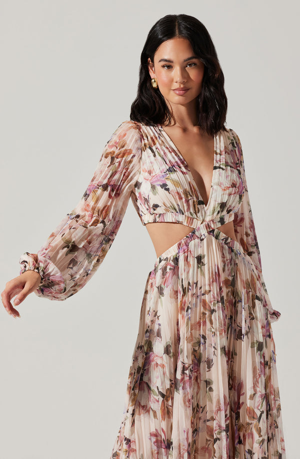 Revery Floral Long Sleeve Maxi Dress