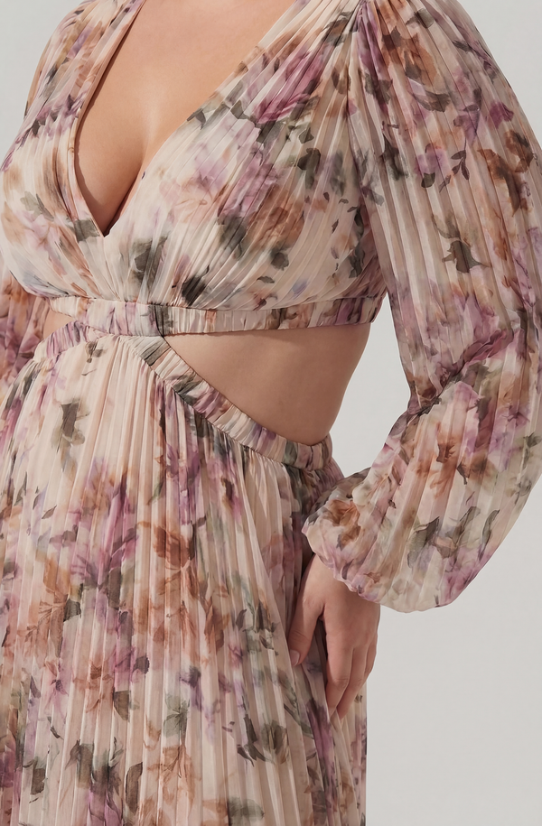 Revery Floral Long Sleeve Maxi Dress