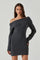 Sticky add to cart - Leya Off Shoulder Sweater Dress