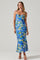 Sticky add to cart - Florianne Floral Satin Maxi Dress