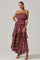 Sticky add to cart - Elena Floral Halter Maxi Dress